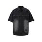 Denim Fashion Loose Leisure All-matching Overall Suit