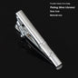 Men's Formal Wear Business Silver Simple Fashion Short Tie Clip