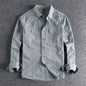Design Sense Overalls Long Sleeve Shirt Men