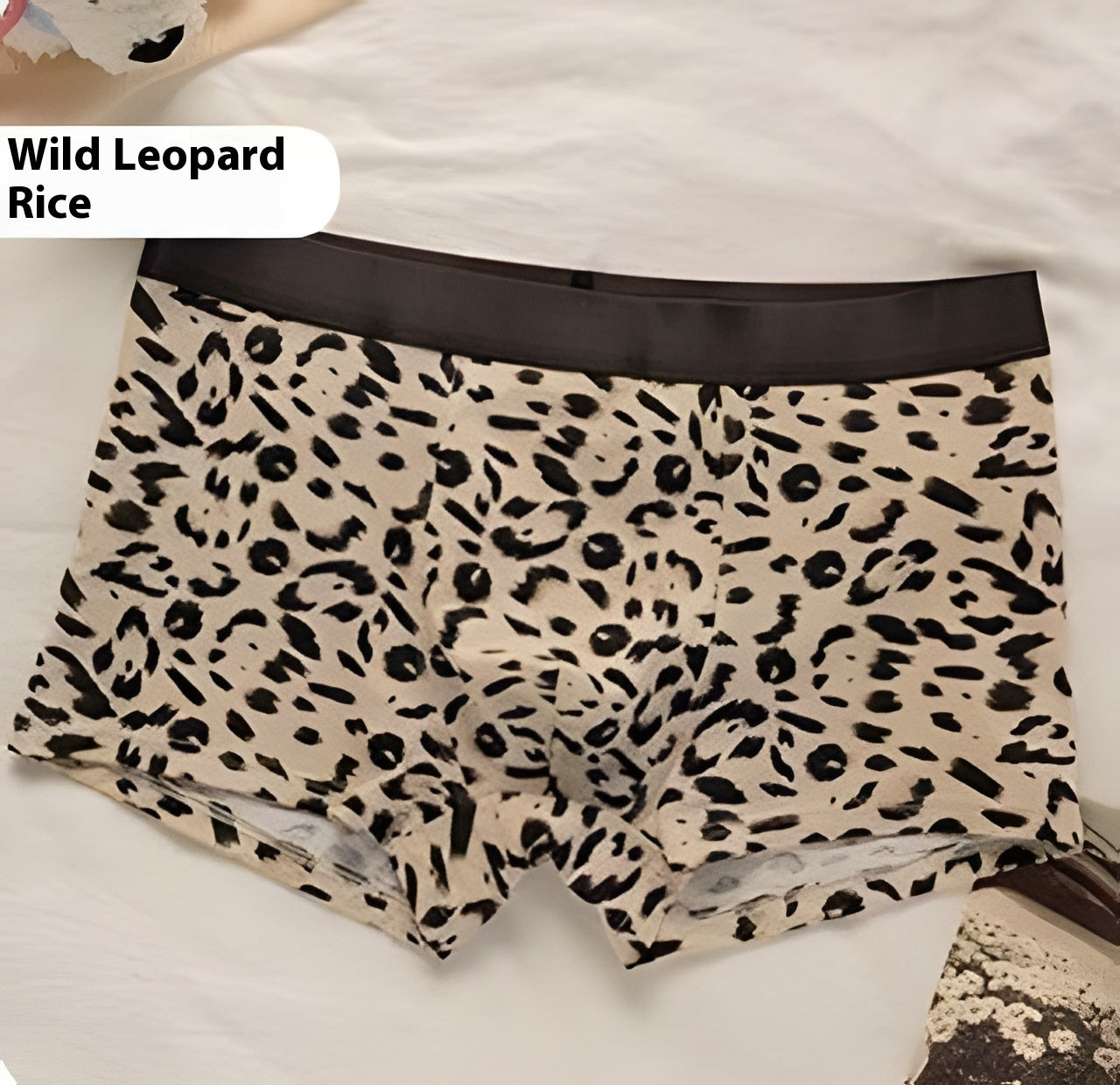 Leopard Print Purified Cotton Men's Underwear Individual Breathable Trend