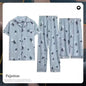 Three-piece Pajamas Men's Summer Pure Cotton Short Sleeve Trousers Suit