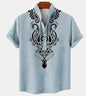 Men's Fashion Personalized Button Linen Leisure Shirt