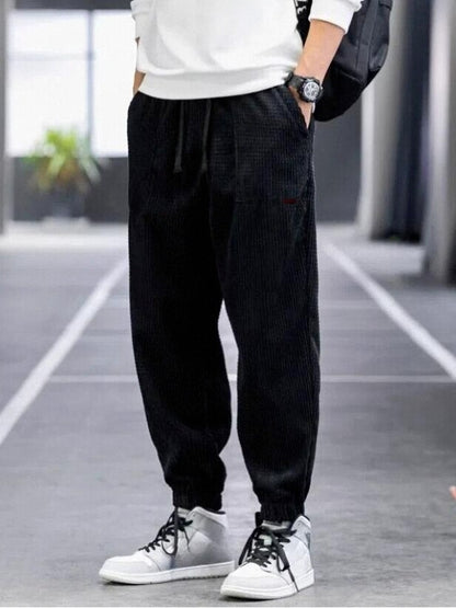 Casual Pants, Trendy And Fashionable Casual Pants, Men's Pants, Men's Pants, Long Pants, Straight Pants, Corduroy Casual Pants, Tight-fitting Casual Pants, Anti-wrinkle Casual Pants, 9-inch Pants, Men