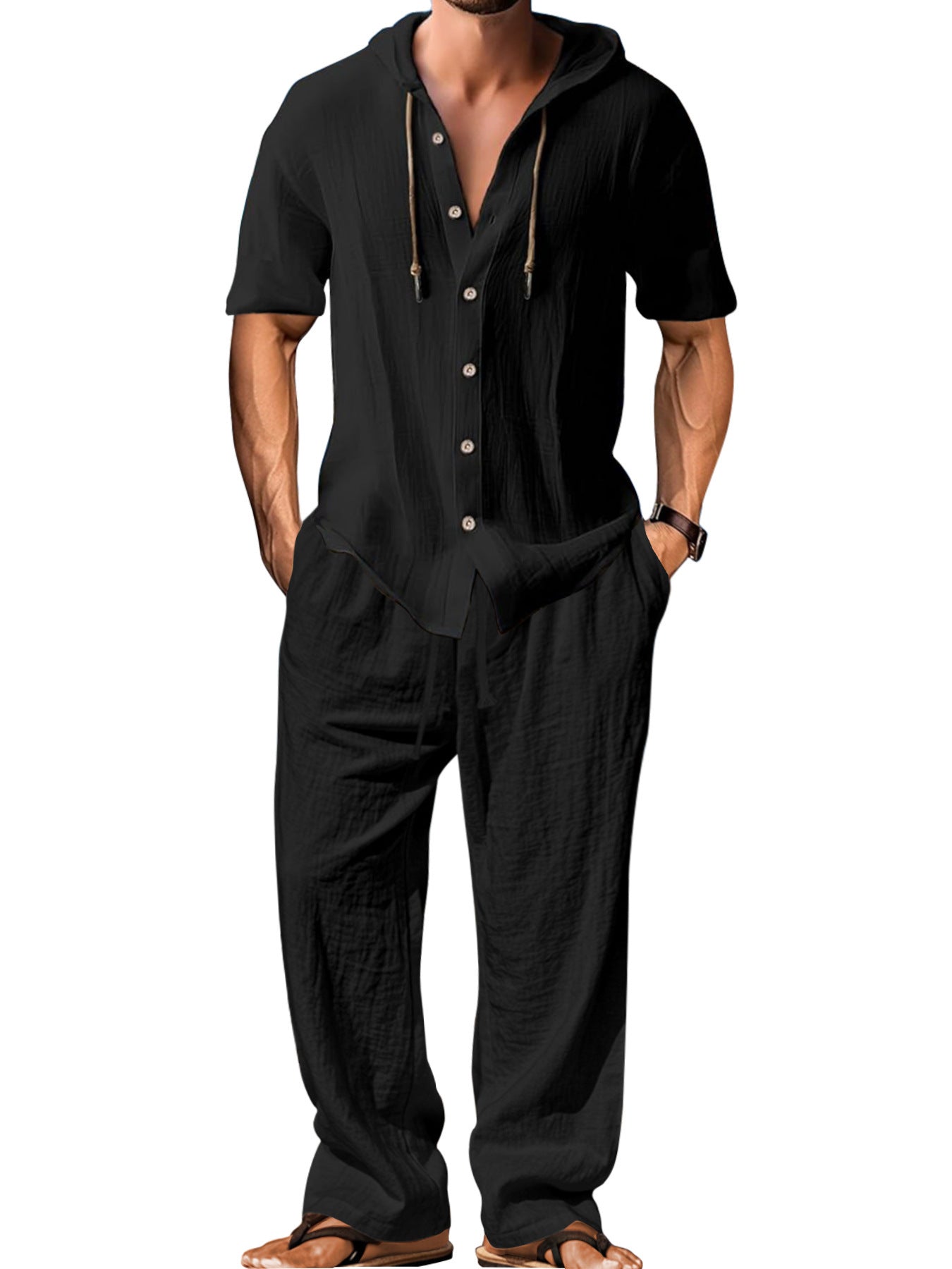 Fashion Personality Men's Sports Leisure Suit