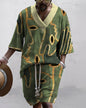 Fashion Men's Summer Loose Short Sports Suit