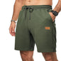 Casual Elastic Waist Drawstring Beach Vacation Shorts