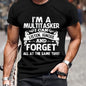 Men's Fashion 3D T-shirt Casual Loose