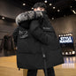 Down Jacket Long Thickened Warm Coat For Men