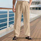 Loose Breathable And Simple Vertical Straight Men's Casual Pants