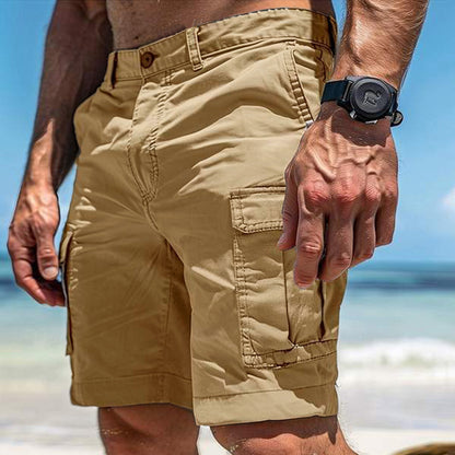 European And American Men's Overalls Multi-pocket Leisure