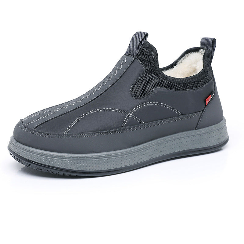 Men's Warm And Non Slip Cotton Boots With Thickened Fleece