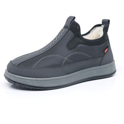 Men's Warm And Non Slip Cotton Boots With Thickened Fleece