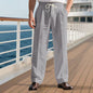 Loose Breathable Linen Leisure Men's Simplicity Trendy Loose Beach Pants