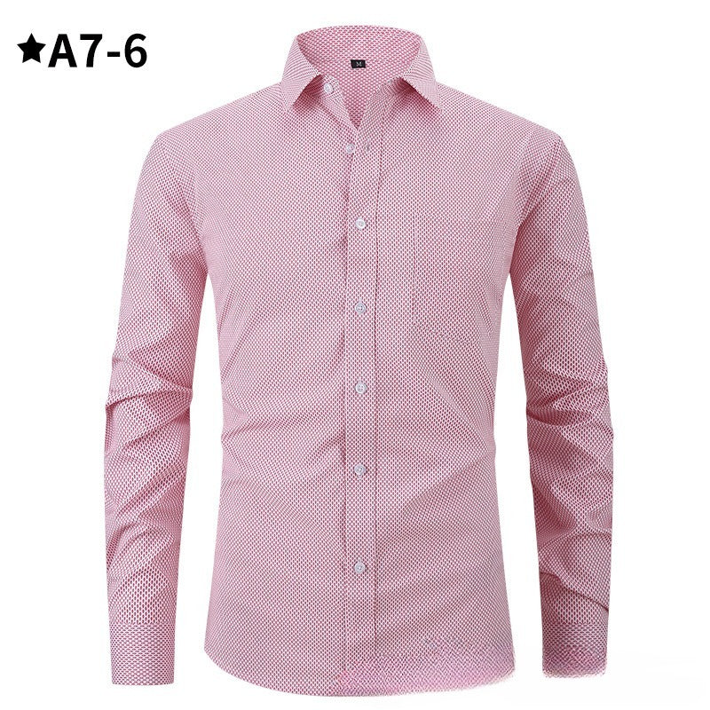 Commute Minimalist Leisure Men's Plaid Shirt