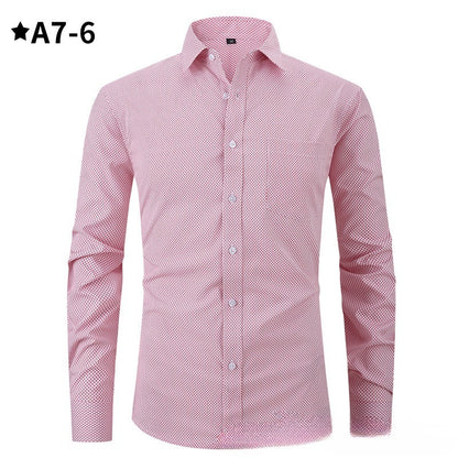 Commute Minimalist Leisure Men's Plaid Shirt