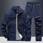 Men's Loose Lapels Casual Sportswear Polyester Composite Fabric