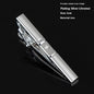 Men's Formal Wear Business Silver Simple Fashion Short Tie Clip