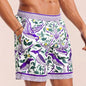 Men's Pocket Decorative Four-sided Stretch 3d Printed Thin Youth Casual Shorts