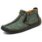 Men's Fleece-lined Cotton-padded Shoes Plus Size Zipper Dr Martens Boots Outdoor