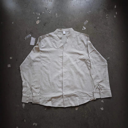 European And American Sports Suit Men's Long Linen Sleeves Fashion Work Clothes Trousers