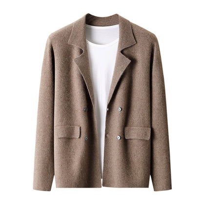 Wool Cardigan Suit Lapel Loose Fashionable Jacket
