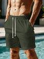 Casual Multi-pocket Workwear Shorts Lace-up Five-point Men