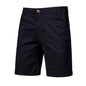 Straight Slim Cropped Pants Plus Size Solid Color Men's Clothing