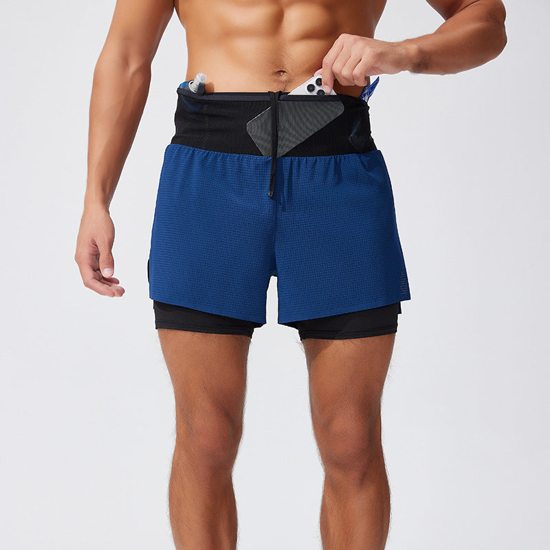 Double-Layer Fake Two-piece Outdoor Mountaineering Shorts