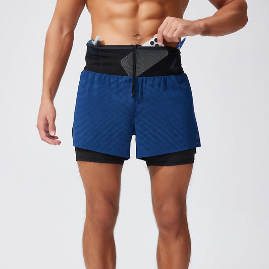 Double-Layer Fake Two-piece Outdoor Mountaineering Shorts