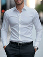 Spring And Autumn Long-sleeved White Shirt Formal Wear Slim Fit Business Workwear