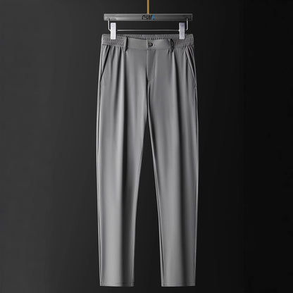 Seamless Non-ironing Men's Ice Silk Trousers