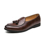 Plus Size Fringed Leather Shoes Men's Size 38-46 Men's British Business
