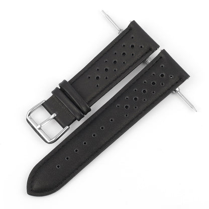 Simple All-match Porous Breathable Leather Watch Strap Accessories