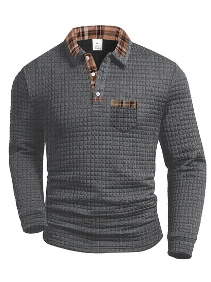 Men's Casual Solid Color Sports Polo Shirts