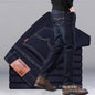 Jeans Men's Loose Straight Mid-waist
