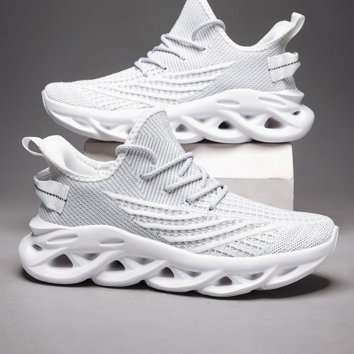 Sneaker Men's Fly-kit Mesh Twist Bottom Lightweight