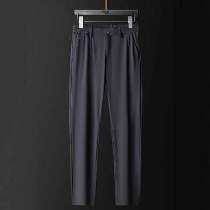 Seamless Non-ironing Men's Ice Silk Trousers
