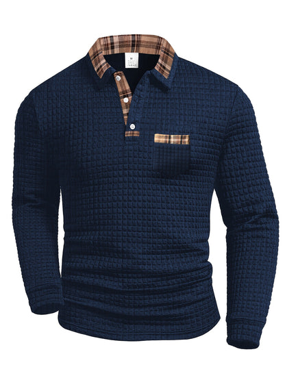 Men's Casual Solid Color Sports Polo Shirts
