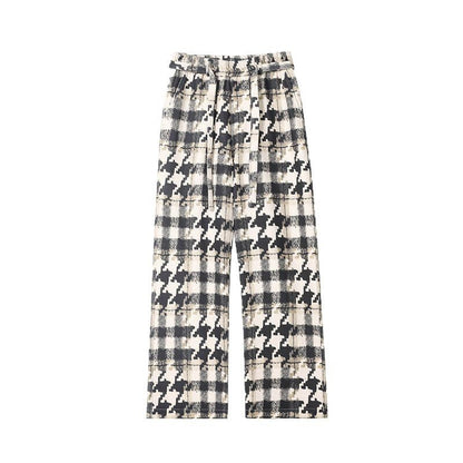 Versatile Couple Sweatpants Men's Loose Straight Trousers