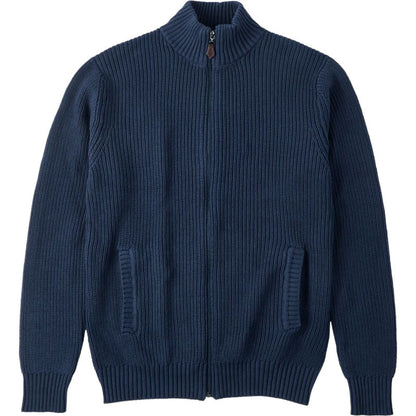 Men's Half-high Collar Cardigan Sweaters Slim Jacket