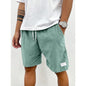 Fashion Personality Solid Color Flip Men's Shorts