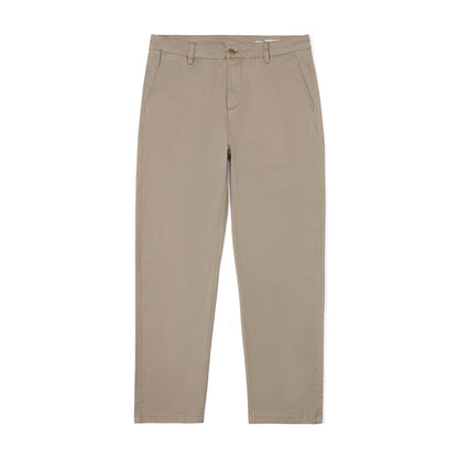 Casual Pants Men's Business Shirt Solid Color Stretch Cotton Cropped Pants