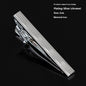 Men's Formal Wear Business Silver Simple Fashion Short Tie Clip