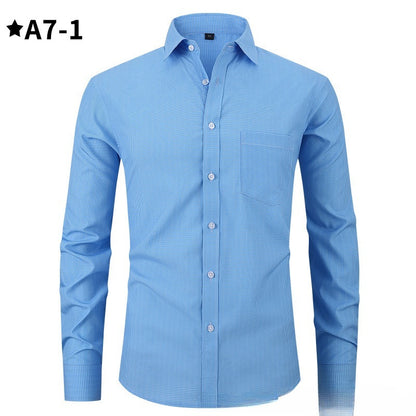 Commute Minimalist Leisure Men's Plaid Shirt