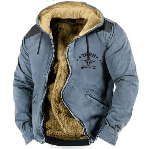 Multi-color Pattern 3D Printing Digital Printing Lining Cotton-padded Jacket