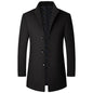 Autumn And Winter Casual Woolen Coat Men