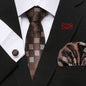 Paisley Series European And American Fashion Tie Three-piece Suit
