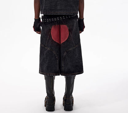 Stereo Patchwork Denim Jacket