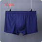 Men's Boxer Plus Size Ice Silk See Through Breathable Mesh Thin Boxer Shorts