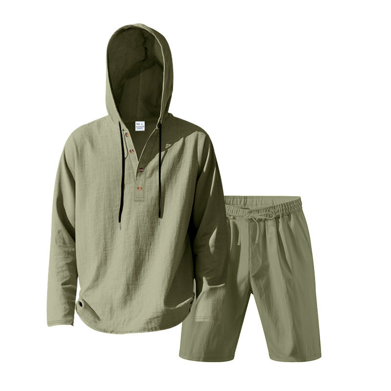 Men's Summer Suit Linen Leisure Trendy